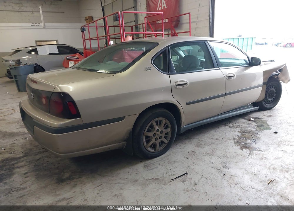 2004 CHEVROLET IMPALA VIN: 2G1WF52E349450261