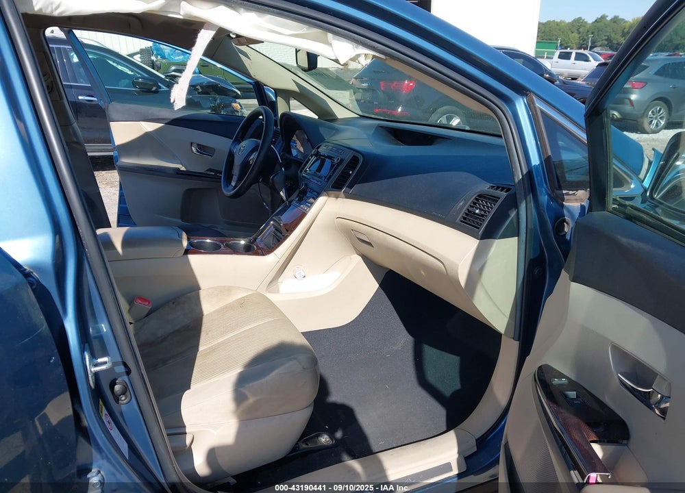 2012 TOYOTA VENZA VIN: 4T3ZA3BB8CU059785