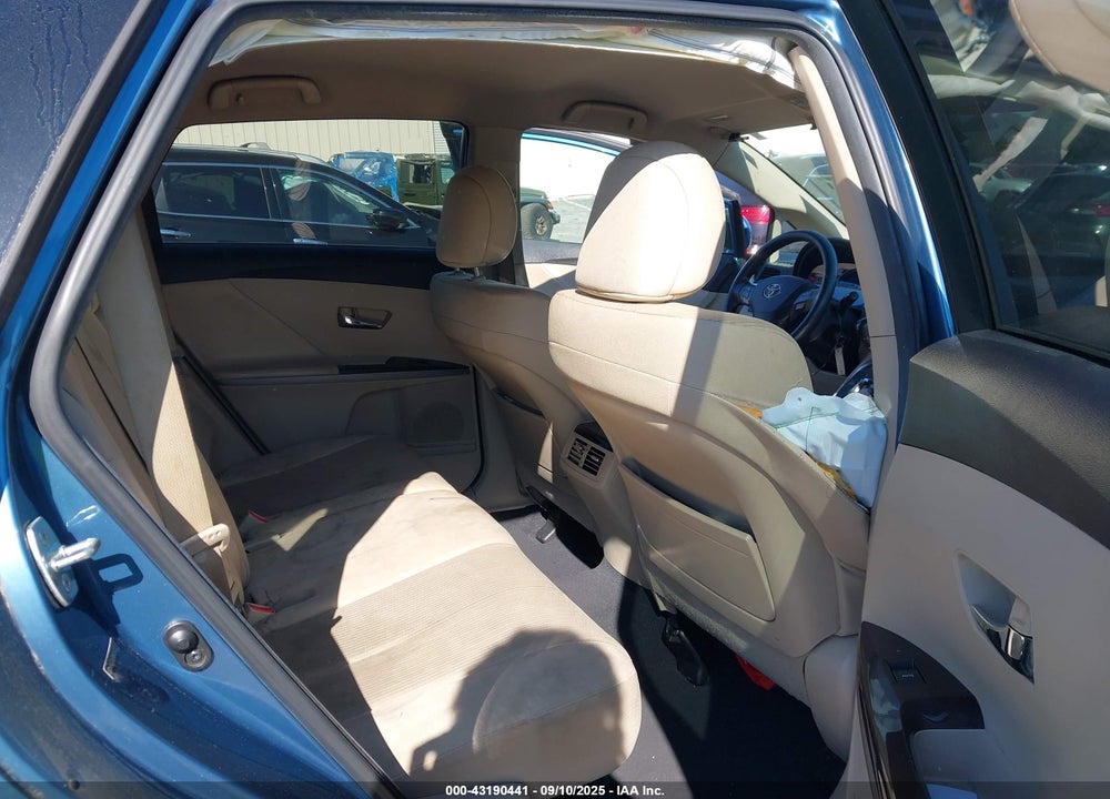 2012 TOYOTA VENZA VIN: 4T3ZA3BB8CU059785