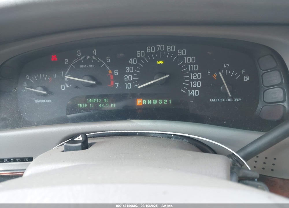 1998 BUICK PARK AVENUE VIN: 1G4CW52K4W4625067