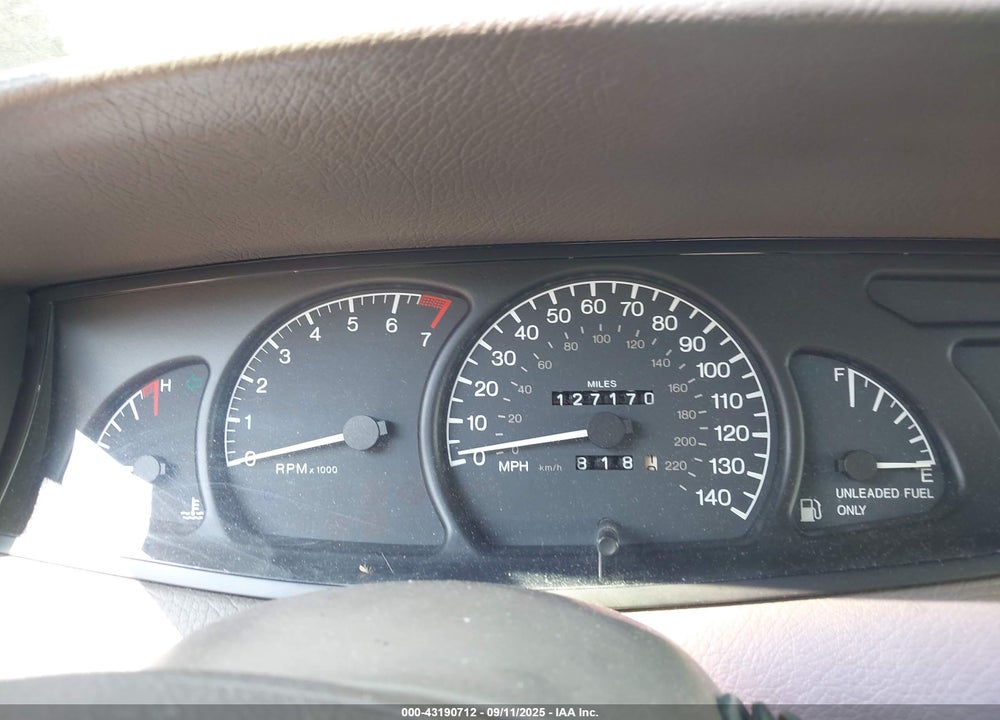 1999 CADILLAC CATERA STANDARD VIN: W06VR52R3XR067185