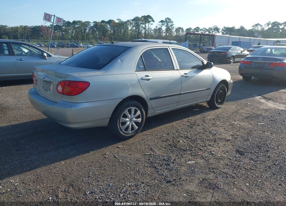 2004 TOYOTA COROLLA CE VIN: 2T1BR32E64C297456