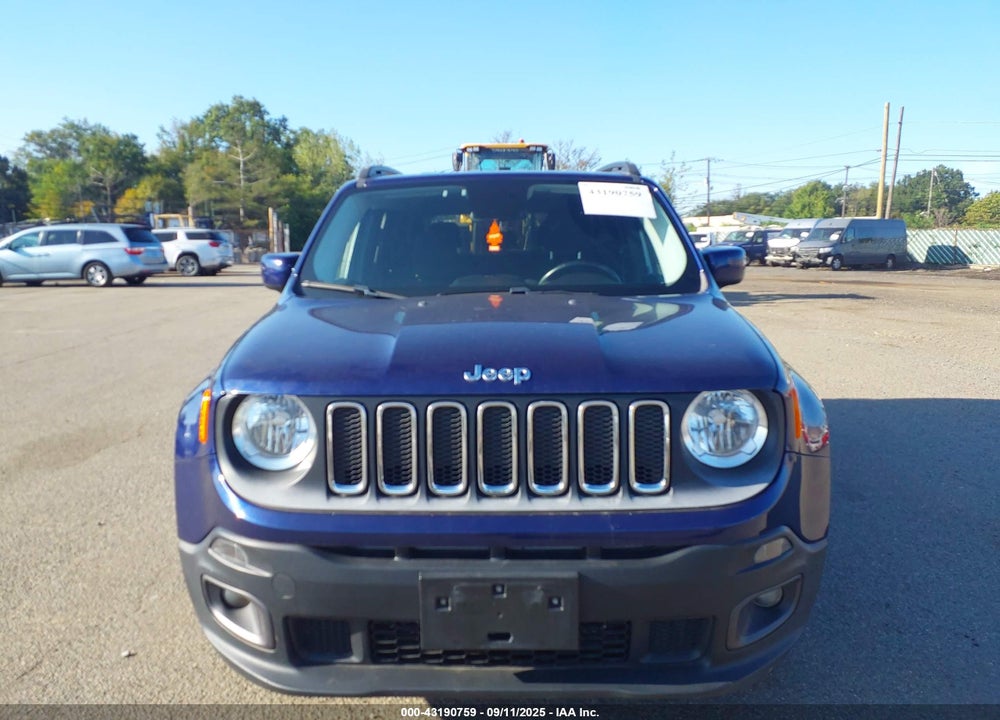 2016 JEEP RENEGADE VIN: ZACCJBBW9GPC47299