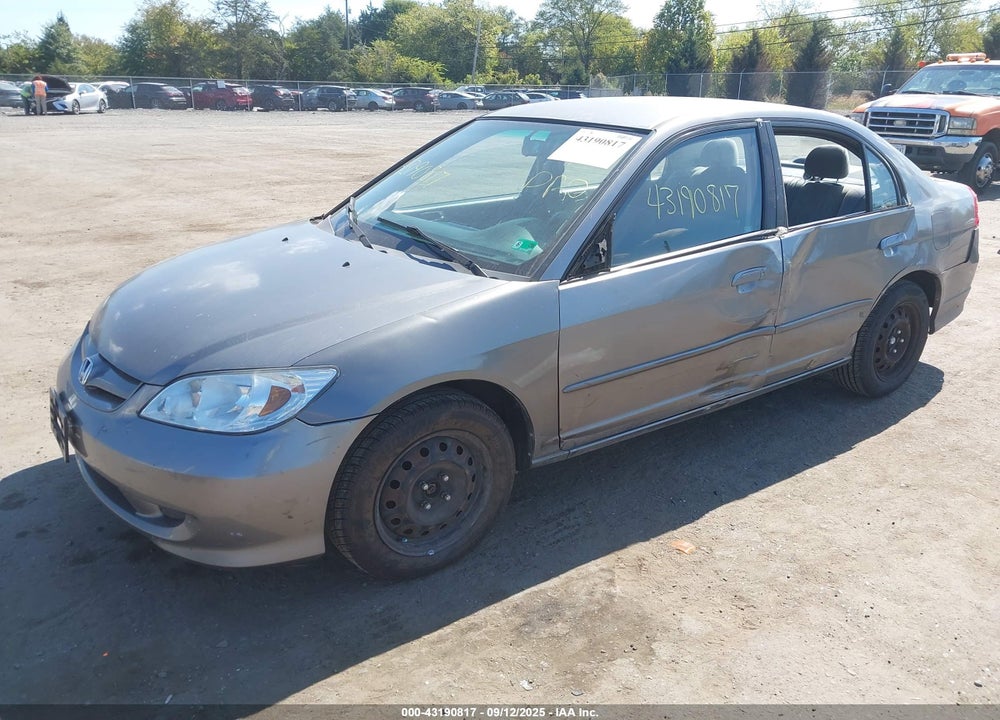 2005 HONDA CIVIC LX VIN: 2HGES16515H539367