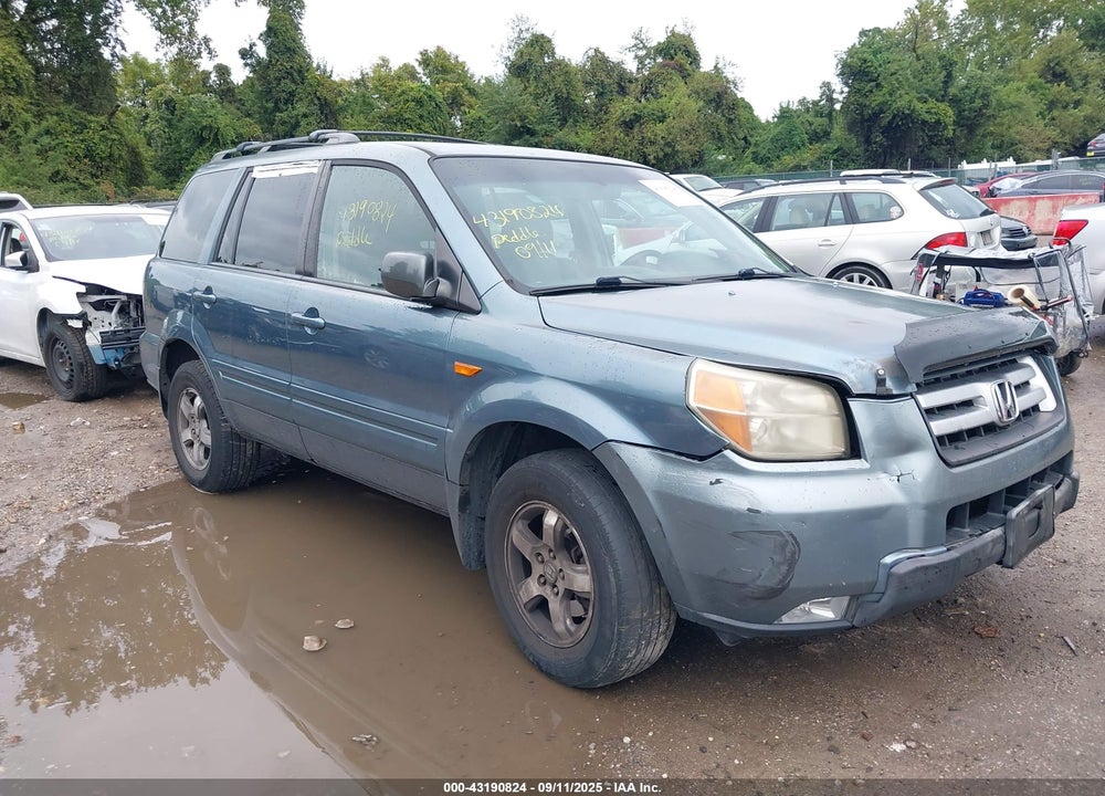 2006 HONDA PILOT EX-L VIN: 2HKYF18626H547329
