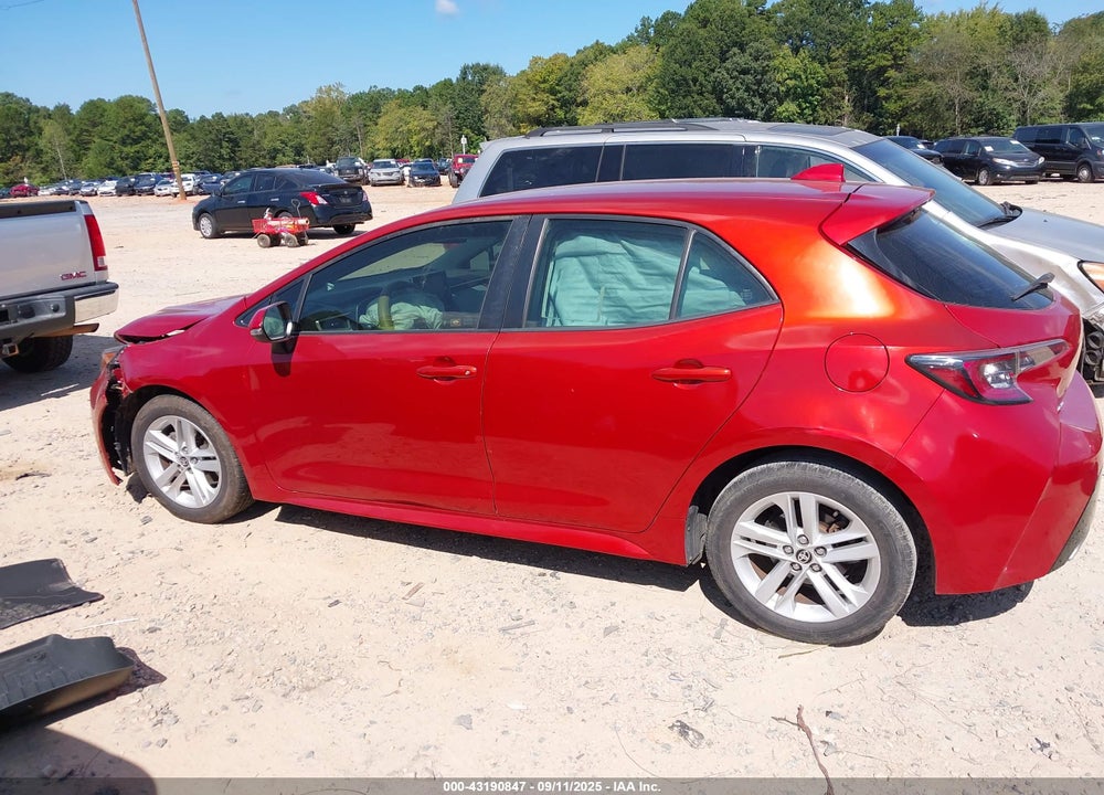 2019 TOYOTA COROLLA SE VIN: JTNK4RBE4K3026575