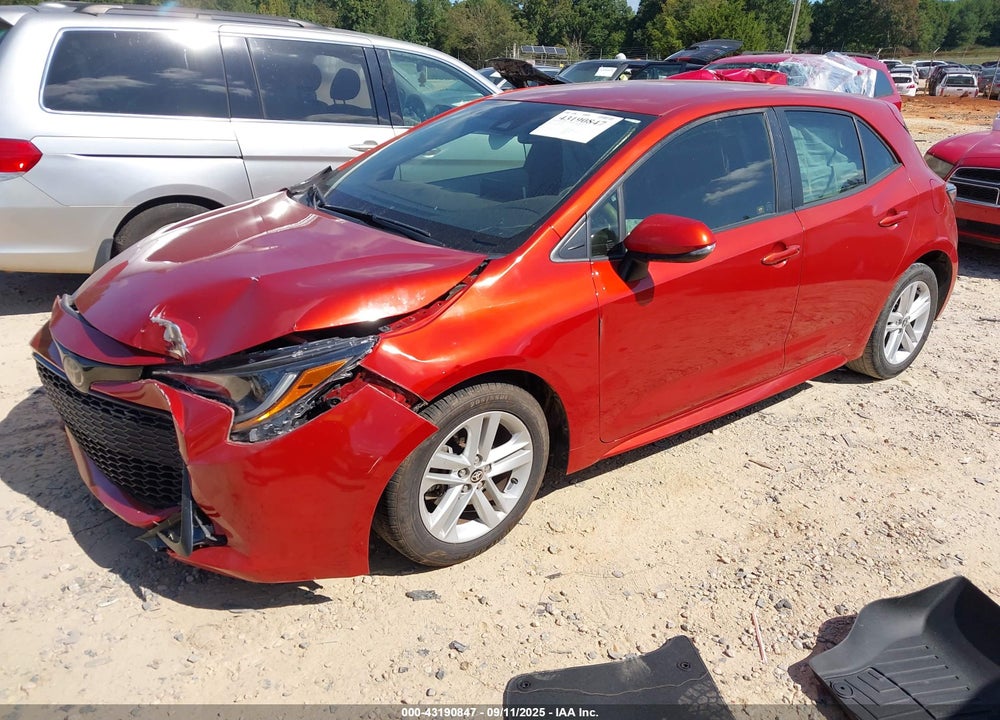 2019 TOYOTA COROLLA SE VIN: JTNK4RBE4K3026575