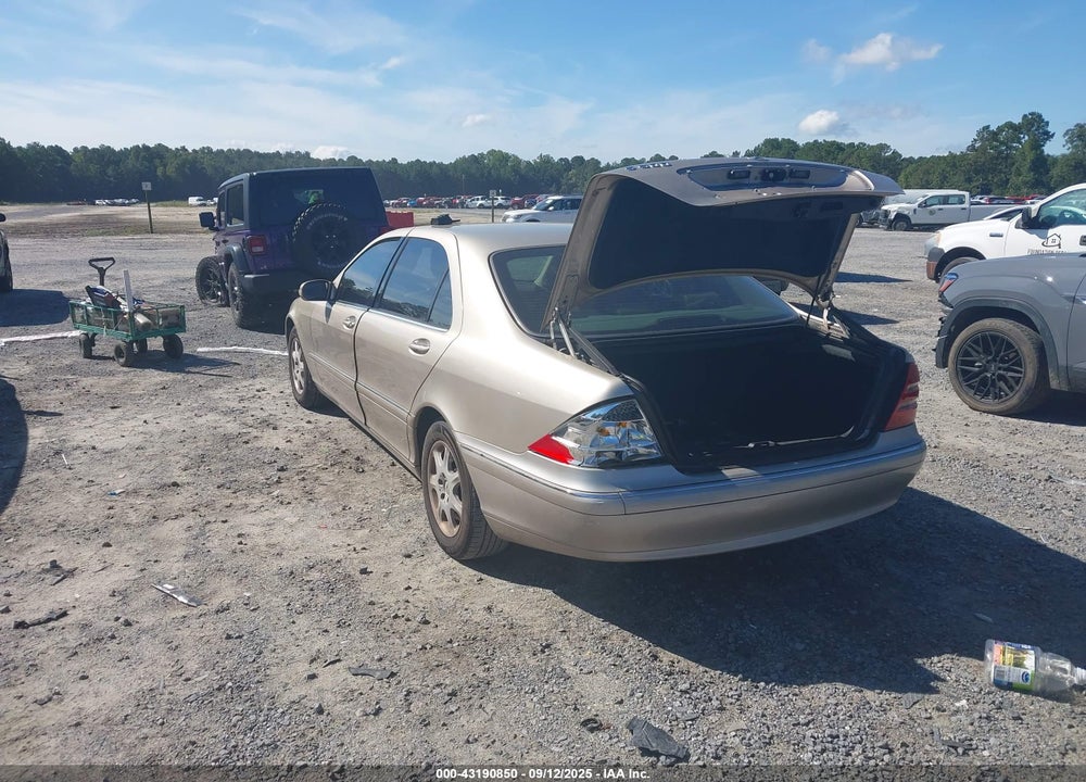 2000 MERCEDES-BENZ S 500 VIN: WDBNG75J7YA111953