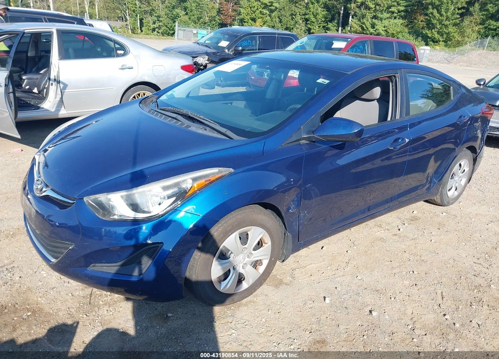 2016 HYUNDAI ELANTRA SE VIN: 5NPDH4AE6GH665767