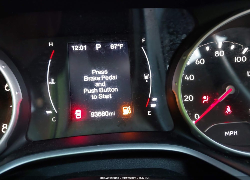 2019 JEEP COMPASS LATITUDE FWD VIN: 3C4NJCBB0KT782339