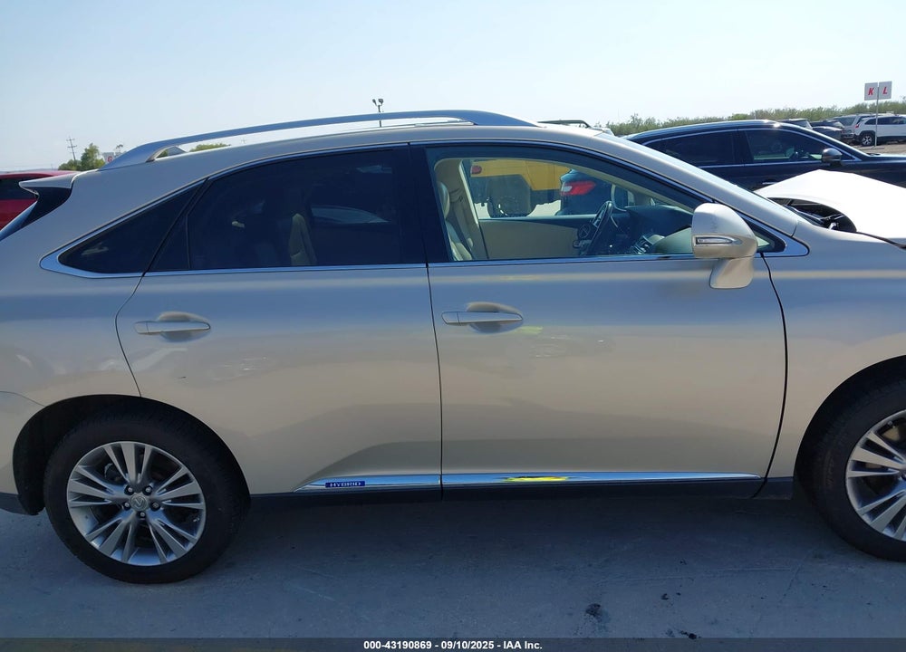 2013 LEXUS RX 450H VIN: JTJBC1BA8D2065052