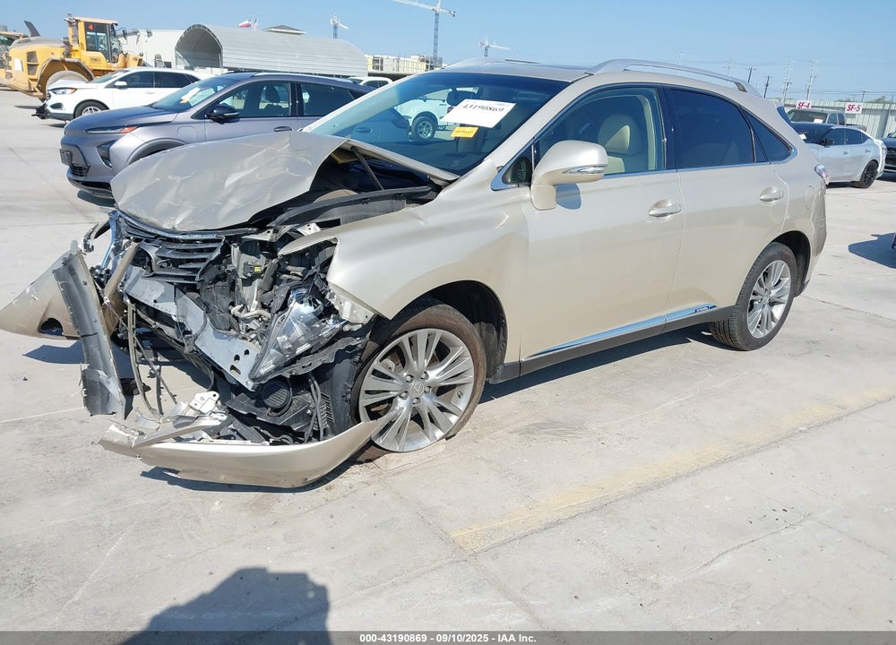 2013 LEXUS RX 450H VIN: JTJBC1BA8D2065052