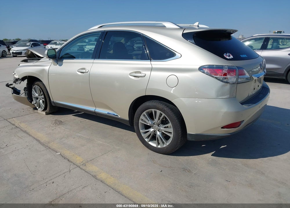 2013 LEXUS RX 450H VIN: JTJBC1BA8D2065052