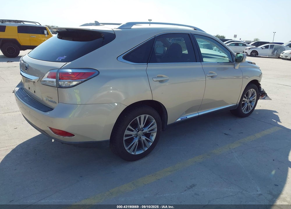 2013 LEXUS RX 450H VIN: JTJBC1BA8D2065052