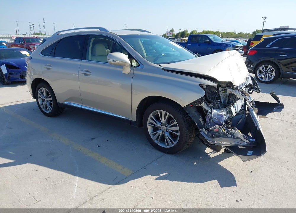 2013 LEXUS RX 450H VIN: JTJBC1BA8D2065052