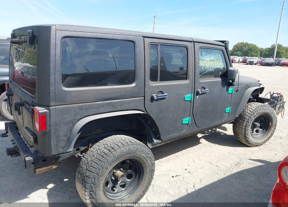 2011 JEEP WRANGLER UNLIMITED RUBICON VIN: 1J4BA6H13BL544185