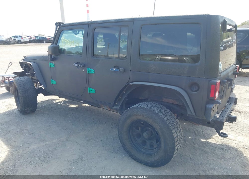 2011 JEEP WRANGLER UNLIMITED RUBICON VIN: 1J4BA6H13BL544185