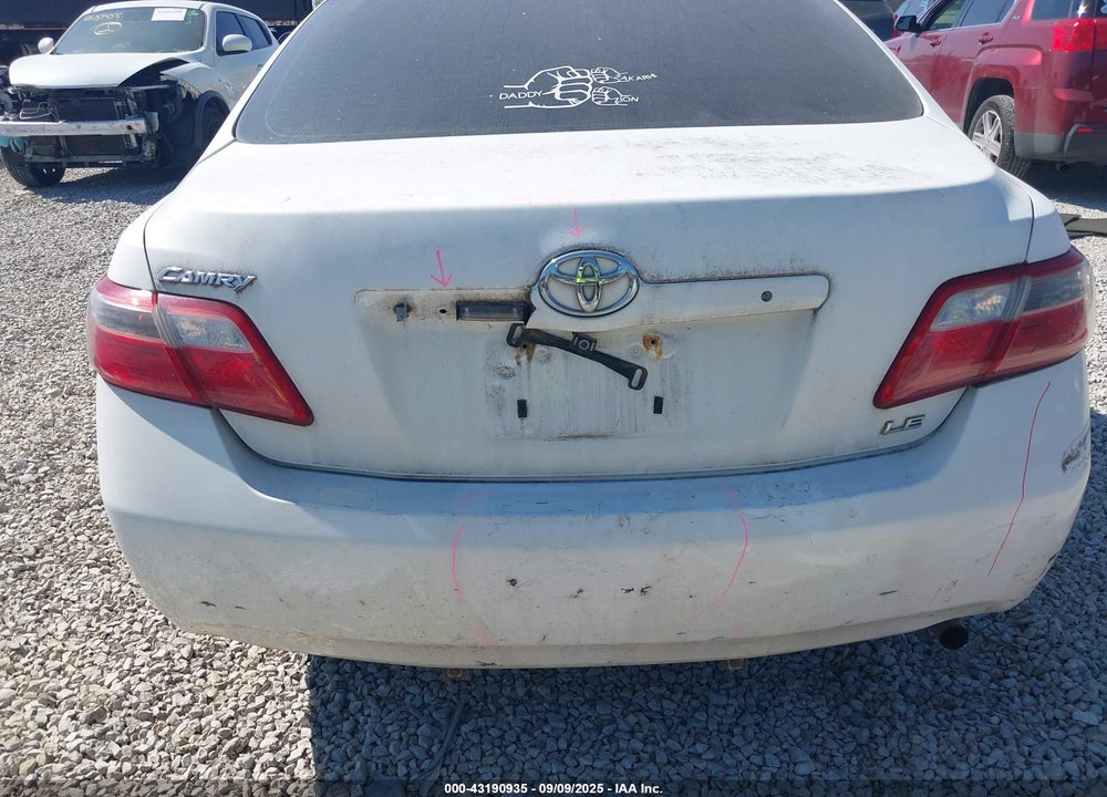 2007 TOYOTA CAMRY LE VIN: 4T1BE46K37U526227