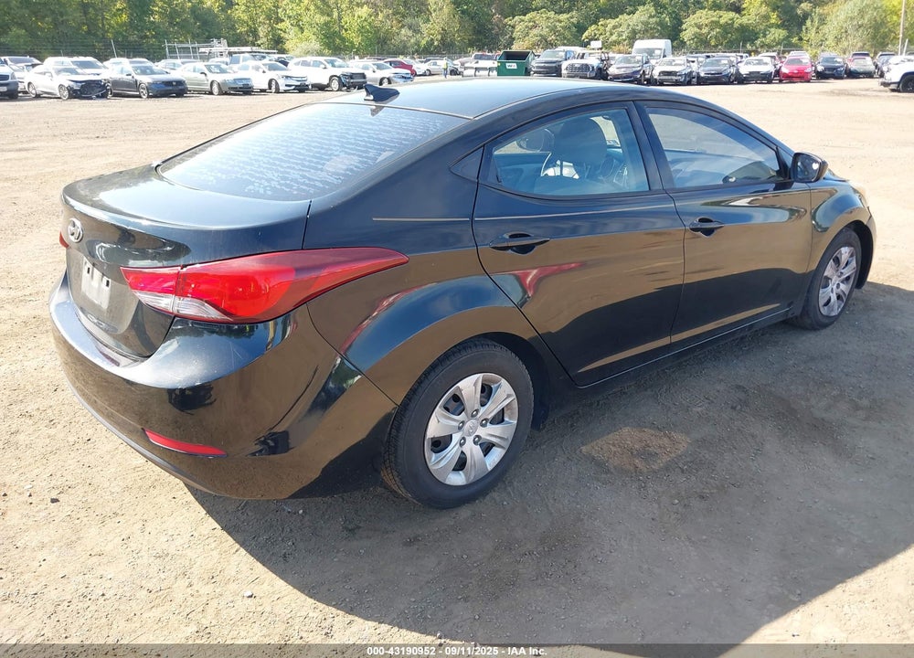2016 HYUNDAI ELANTRA VIN: KMHDH4AEXGU626696