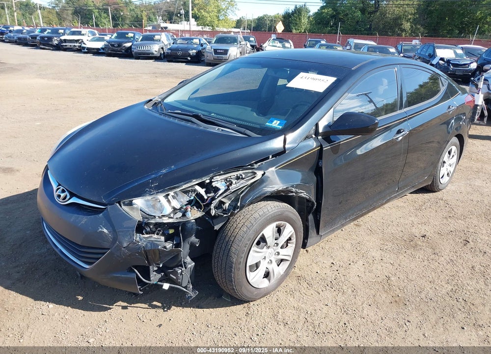 2016 HYUNDAI ELANTRA VIN: KMHDH4AEXGU626696