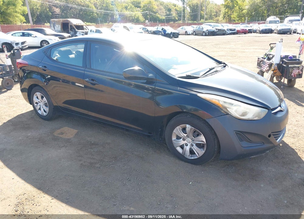 2016 HYUNDAI ELANTRA VIN: KMHDH4AEXGU626696