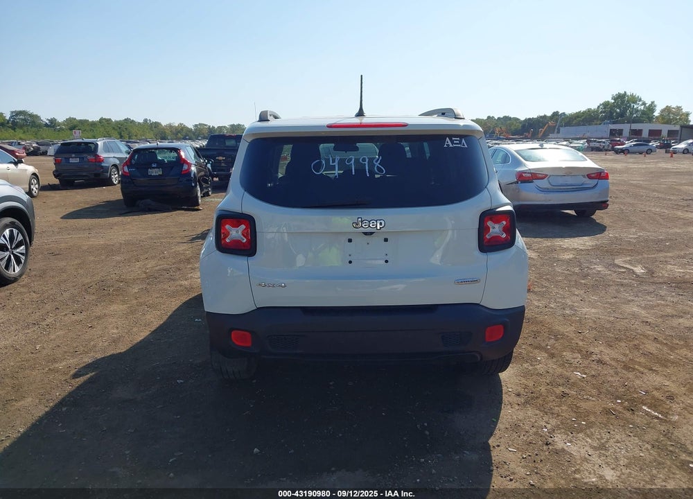 2016 JEEP RENEGADE VIN: ZACCJBBT6GPD04998
