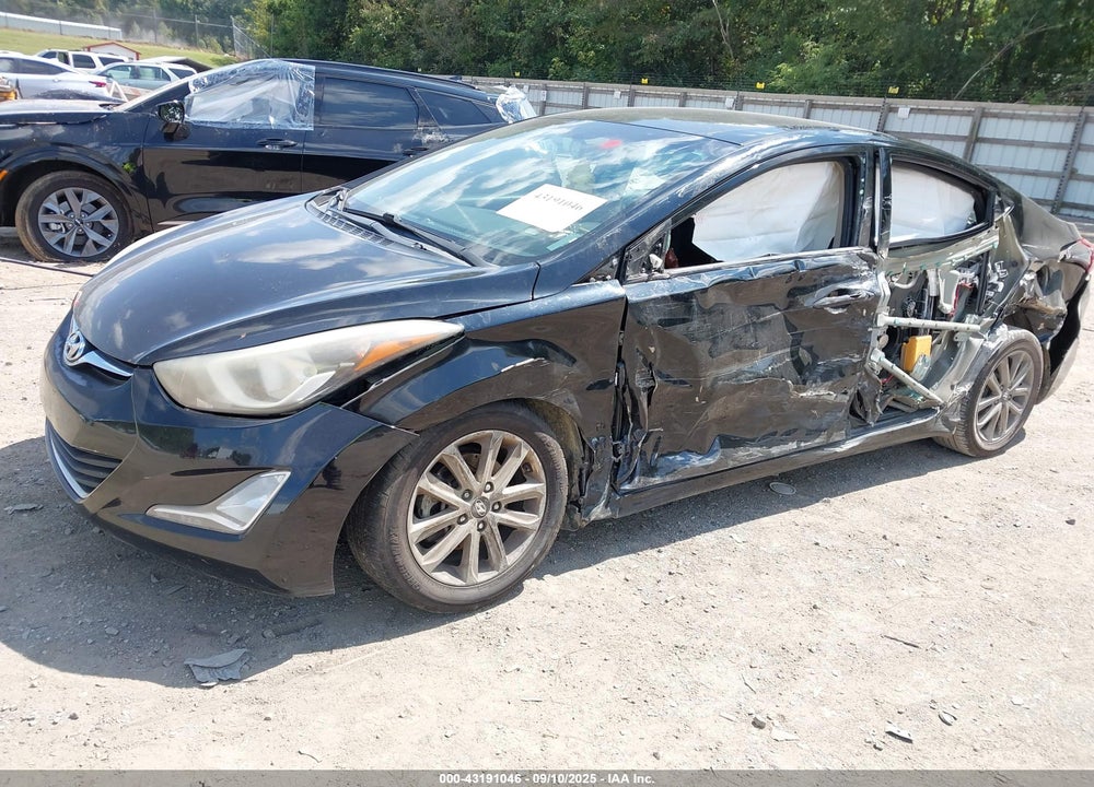 2014 HYUNDAI ELANTRA VIN: KMHDH4AE9EU088862