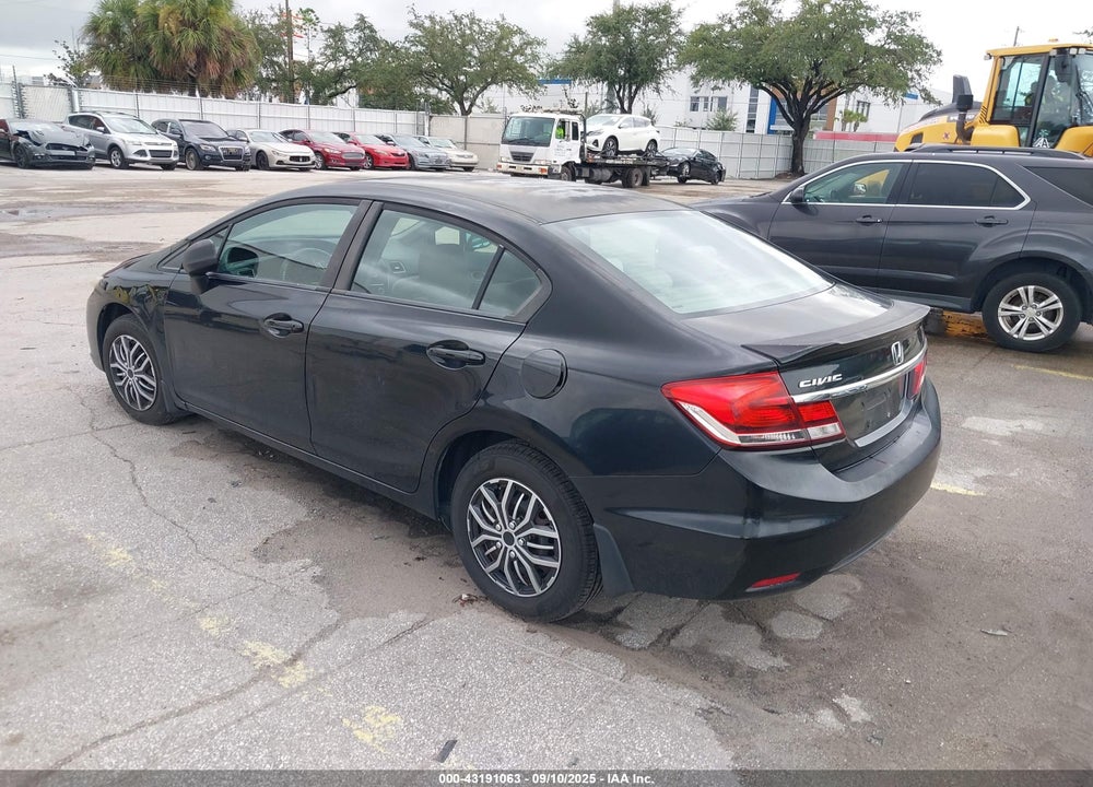 2013 HONDA CIVIC LX VIN: 19XFB2F50DE042152