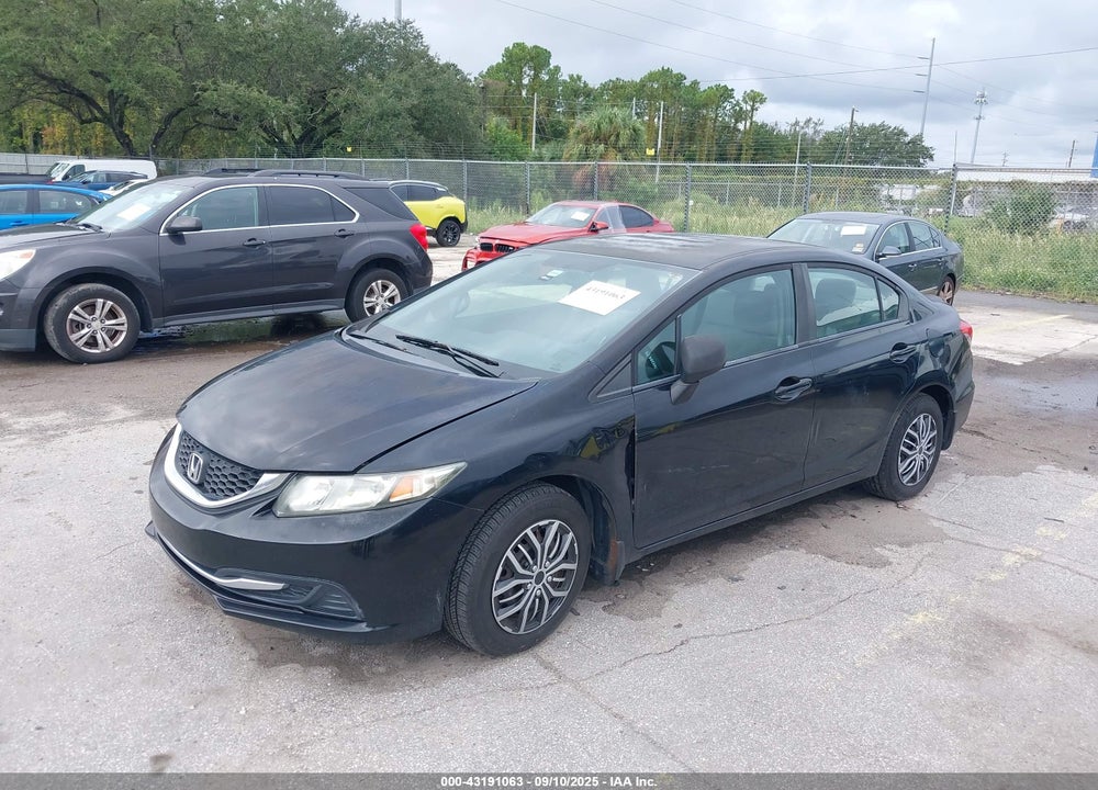 2013 HONDA CIVIC LX VIN: 19XFB2F50DE042152
