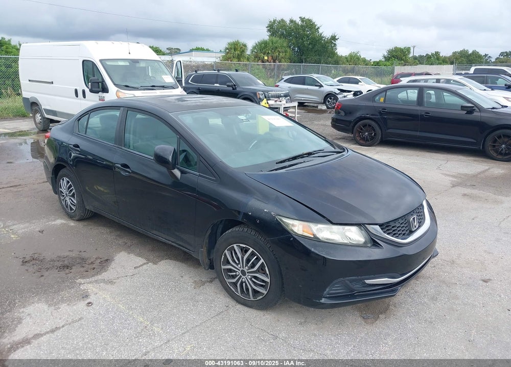 2013 HONDA CIVIC LX VIN: 19XFB2F50DE042152