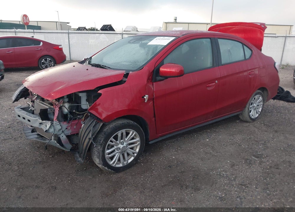 2022 MITSUBISHI MIRAGE VIN: ML32FUFJ9NHF09386