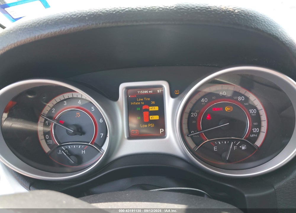 2015 DODGE JOURNEY VIN: 3C4PDCBBXFT565516