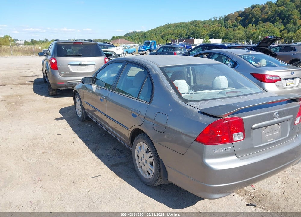 2005 HONDA CIVIC LX VIN: 2HGES16625H612223