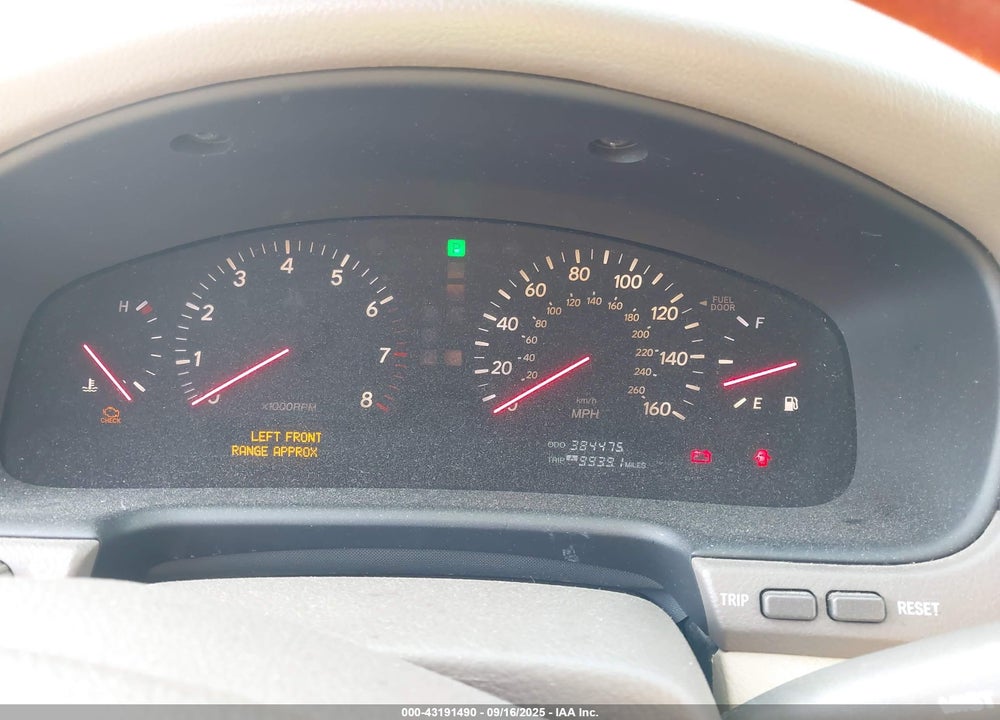 2003 LEXUS LS 430 VIN: JTHBN30F230109000