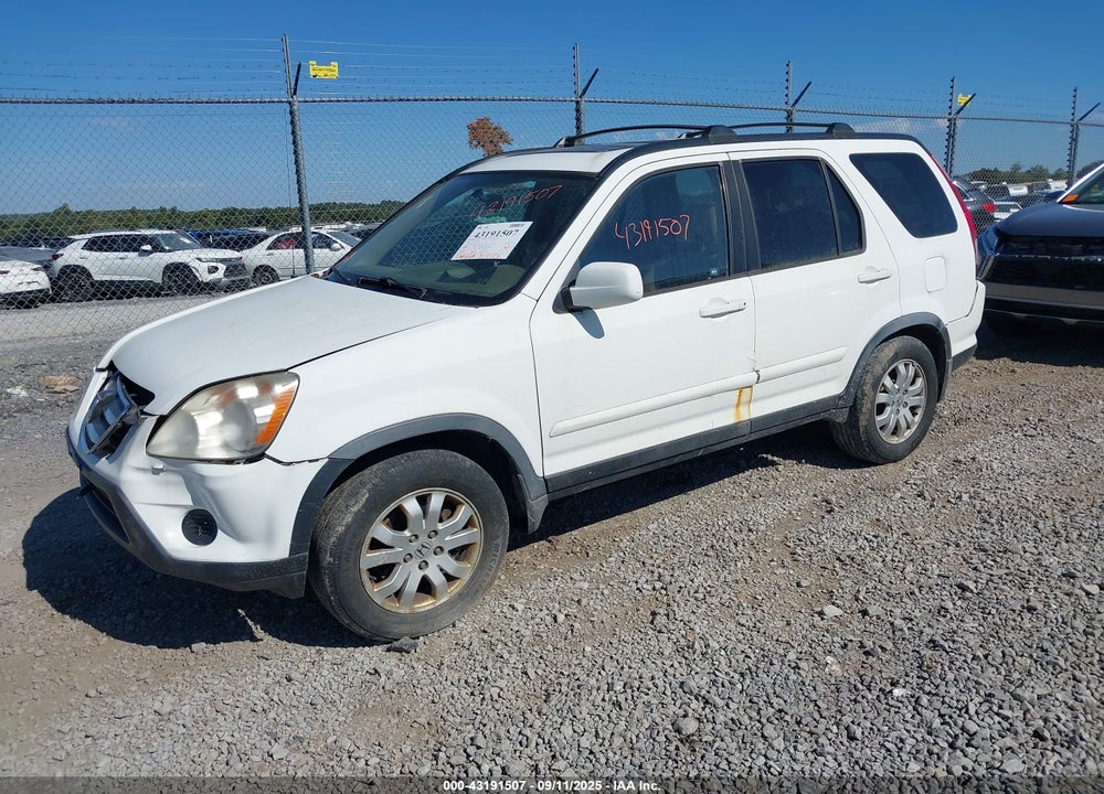 2006 HONDA CR-V SE VIN: JHLRD78996C048601