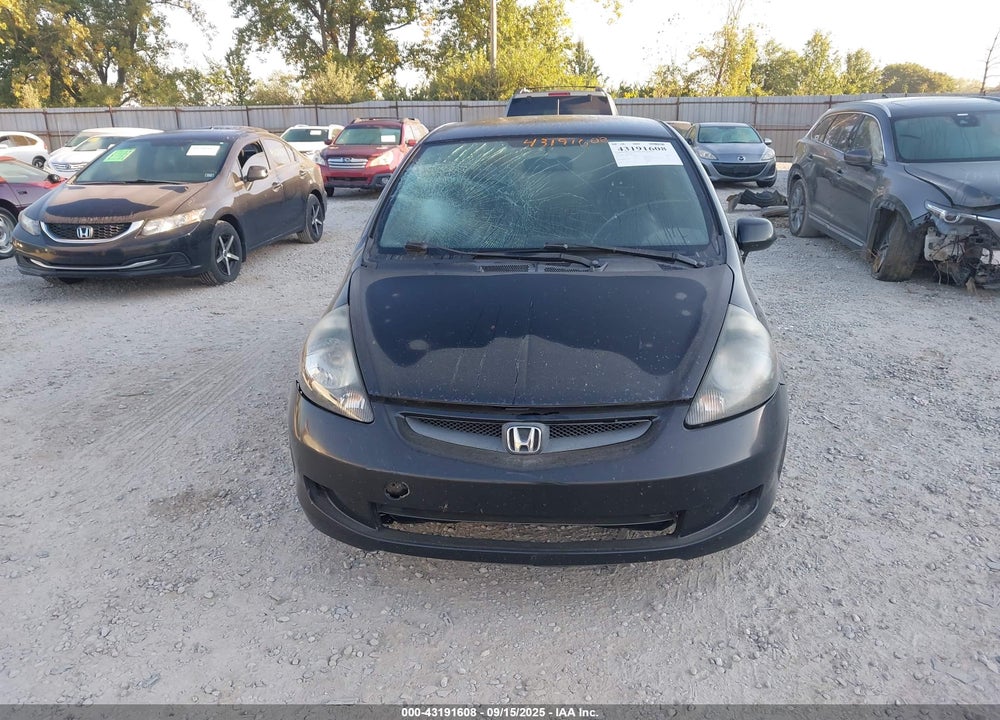 2007 HONDA FIT SPORT VIN: JHMGD38667S065817
