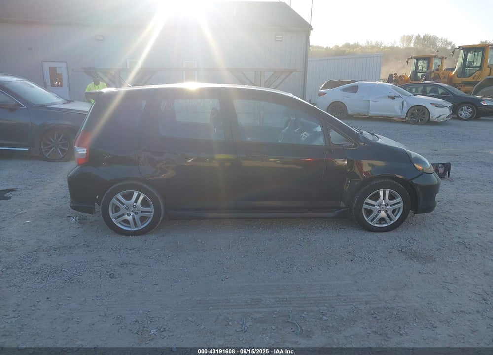 2007 HONDA FIT SPORT VIN: JHMGD38667S065817