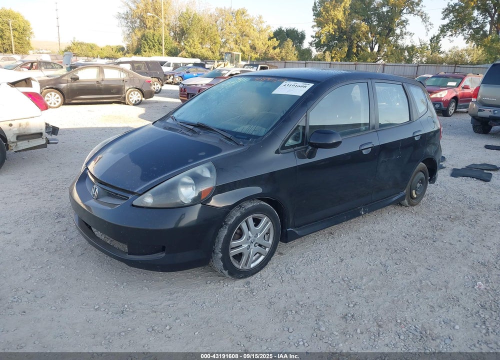 2007 HONDA FIT SPORT VIN: JHMGD38667S065817