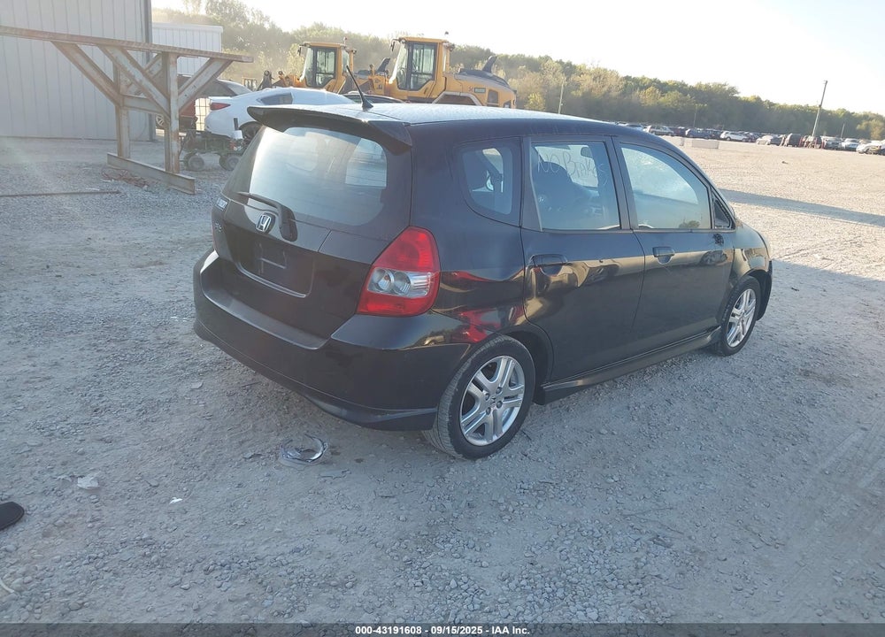 2007 HONDA FIT SPORT VIN: JHMGD38667S065817