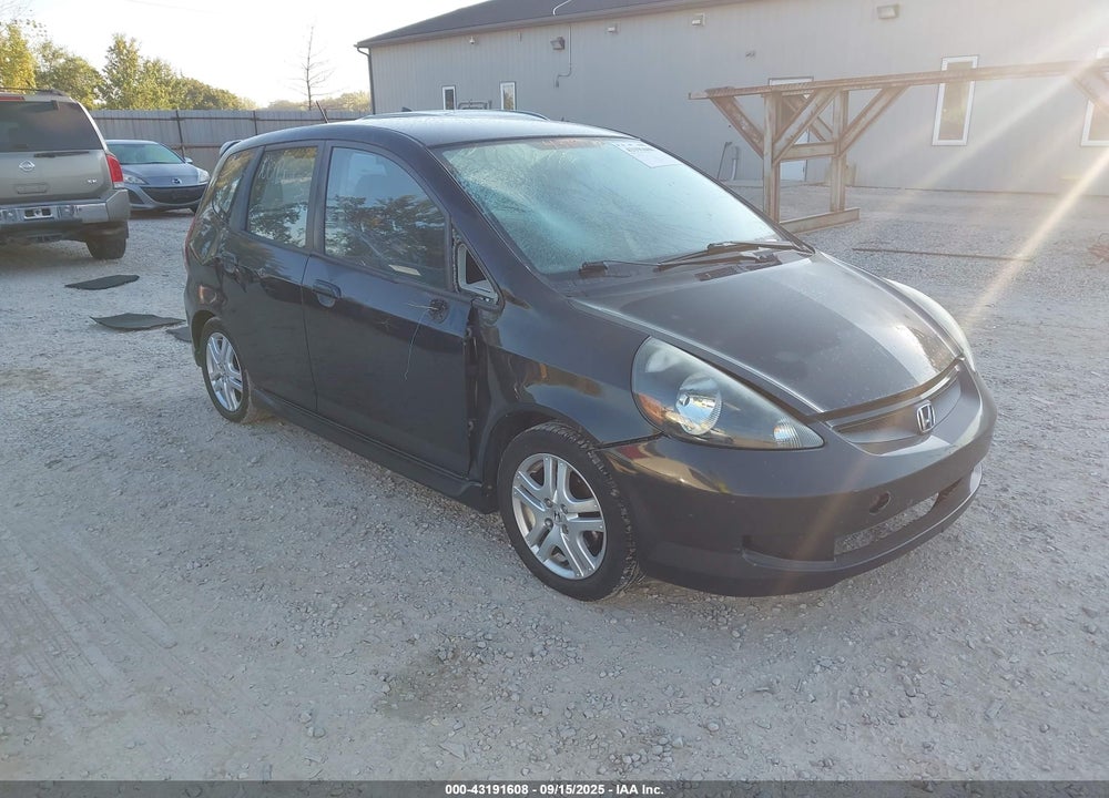 2007 HONDA FIT SPORT VIN: JHMGD38667S065817