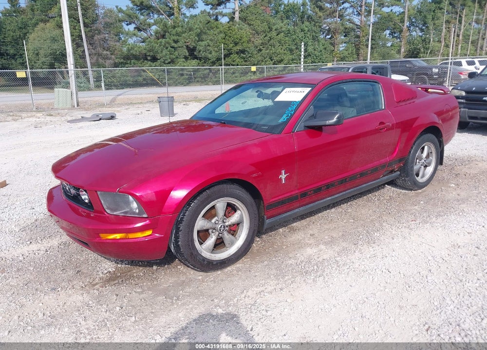 2006 FORD MUSTANG V6 VIN: 1ZVHT80N265249588