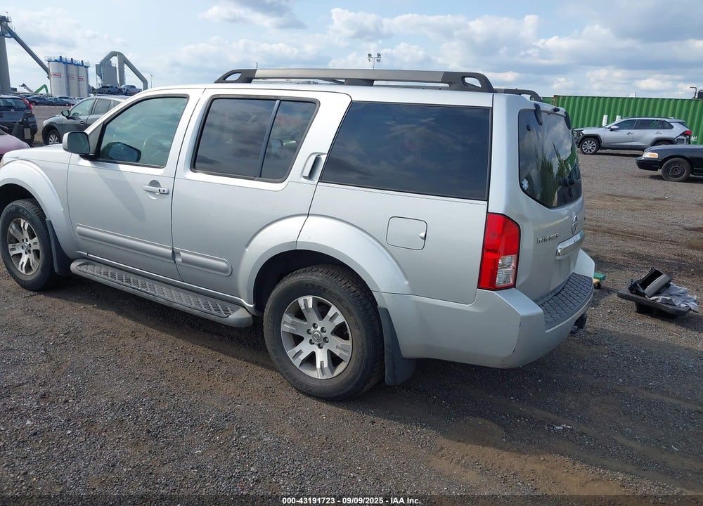 2009 NISSAN PATHFINDER VIN: 5N1AR18B59C618024