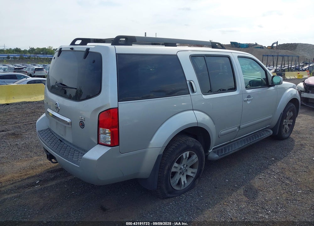 2009 NISSAN PATHFINDER VIN: 5N1AR18B59C618024