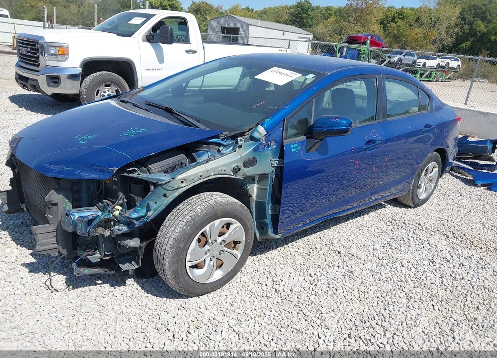 2015 HONDA CIVIC VIN: 19XFB2F5XFE039889