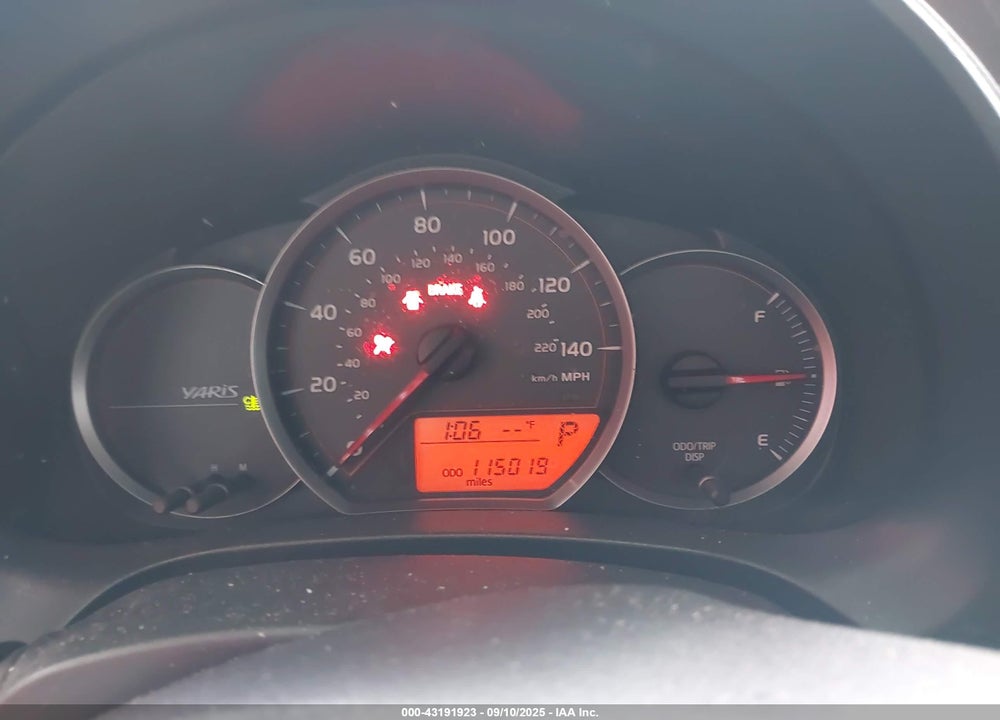 2014 TOYOTA YARIS VIN: VNKKTUD3XEA001788
