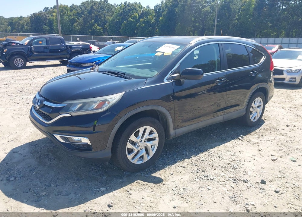 2015 HONDA CR-V EX-L VIN: 5J6RM4H70FL055893