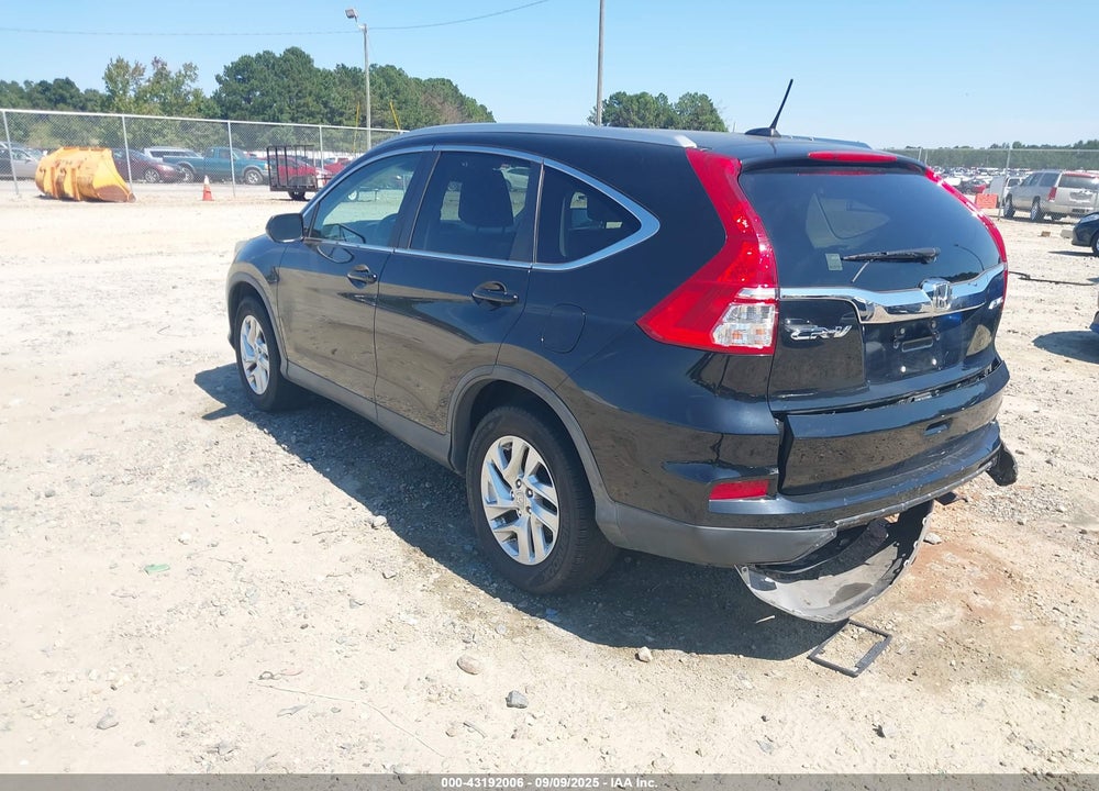 2015 HONDA CR-V EX-L VIN: 5J6RM4H70FL055893