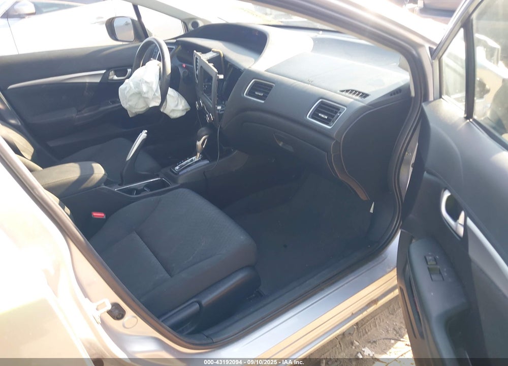 2015 HONDA CIVIC VIN: 19XFB2F85FE113598
