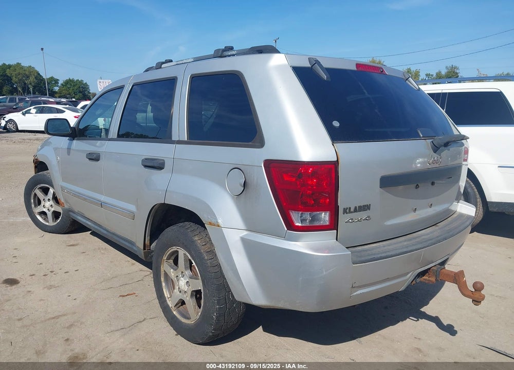 2005 JEEP GRAND CHEROKEE LAREDO VIN: 1J4HR48N85C648797