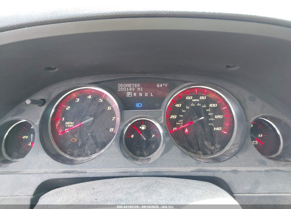 2010 GMC ACADIA VIN: 1GKLRKED1AJ177909